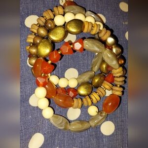 Multicolor Beaded Bracelet Springy